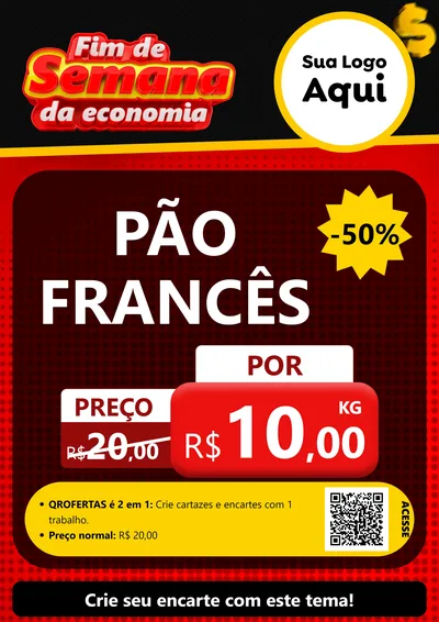 Modelo de Cartaz para Cartaz A4 Vertical
