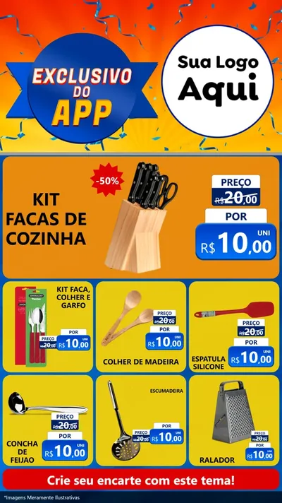 Modelo de Rede Social para Stories com o tema Exclusivo do Aplicativo para Utilidades Domésticas