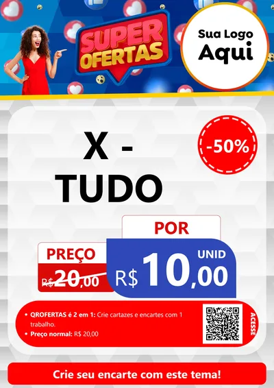 Modelo de Cartaz para Cartaz A4 Vertical