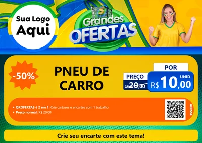 Modelo de Cartaz para Cartaz A4 Horizontal