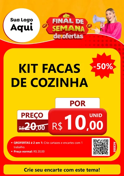 Modelo de Cartaz para Cartaz A4 Vertical