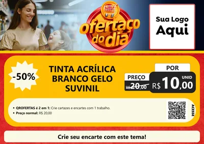 Modelo de Cartaz para Cartaz A4 Horizontal