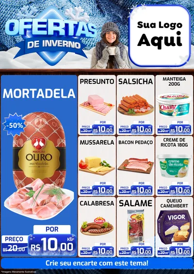 Modelo de Encarte para Encarte A4 Vertical