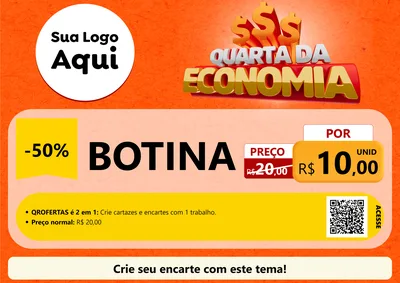 Modelo de Cartaz para Cartaz A4 Horizontal