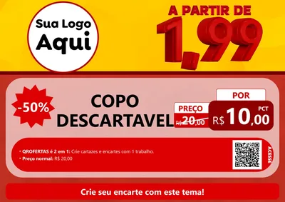 Modelo de Cartaz para Cartaz A4 Horizontal