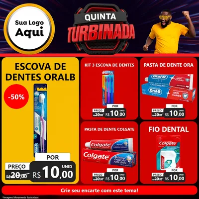 Modelo de Rede Social para Feed Facebook com o tema Quinta Turbinada para Higiene Pessoal