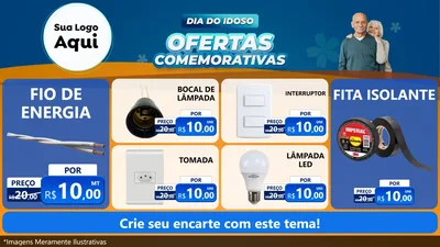 Modelo de TV para TV Horizontal com o tema Dia do Idoso