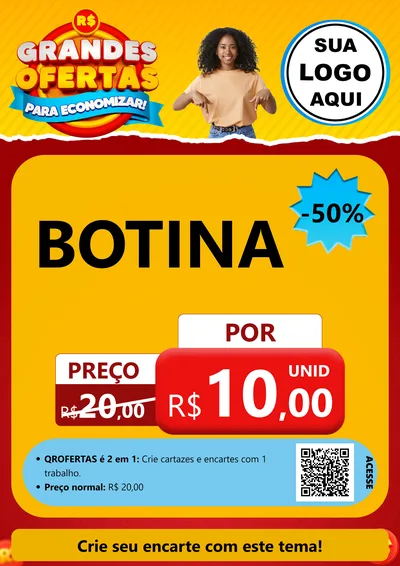 Modelo de Cartaz para Cartaz A4 Vertical