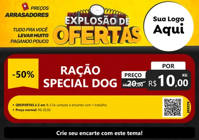 Modelo de Cartaz para Cartaz A4 Horizontal