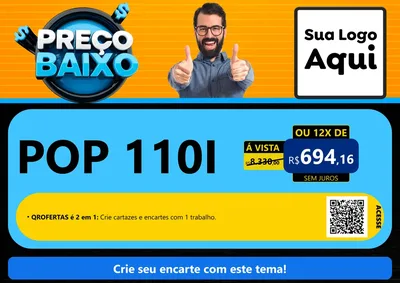 Modelo de Cartaz para Cartaz A4 Horizontal