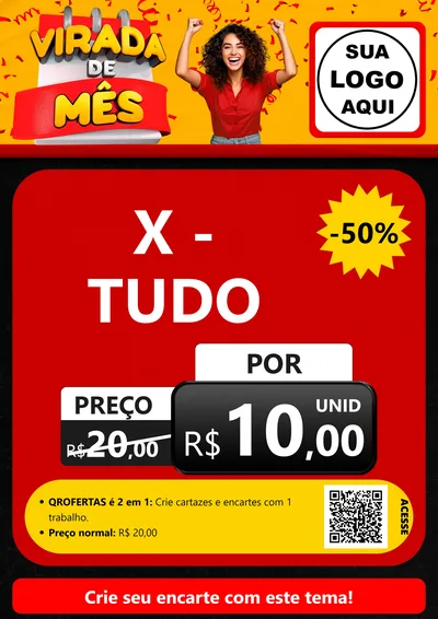 Modelo de Cartaz para Cartaz A4 Vertical