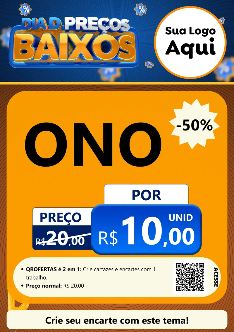 Modelo de Cartaz para Cartaz A4 Vertical com o tema Dia D Preço Baixo para Óticas