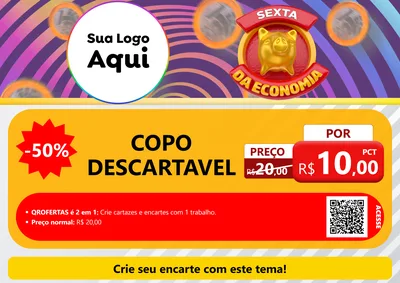 Modelo de Cartaz para Cartaz A4 Horizontal