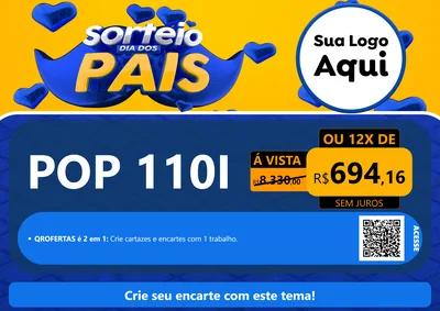 Modelo de Cartaz para Cartaz A4 Horizontal
