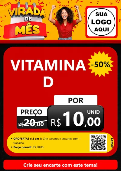 Modelo de Cartaz para Cartaz A4 Vertical
