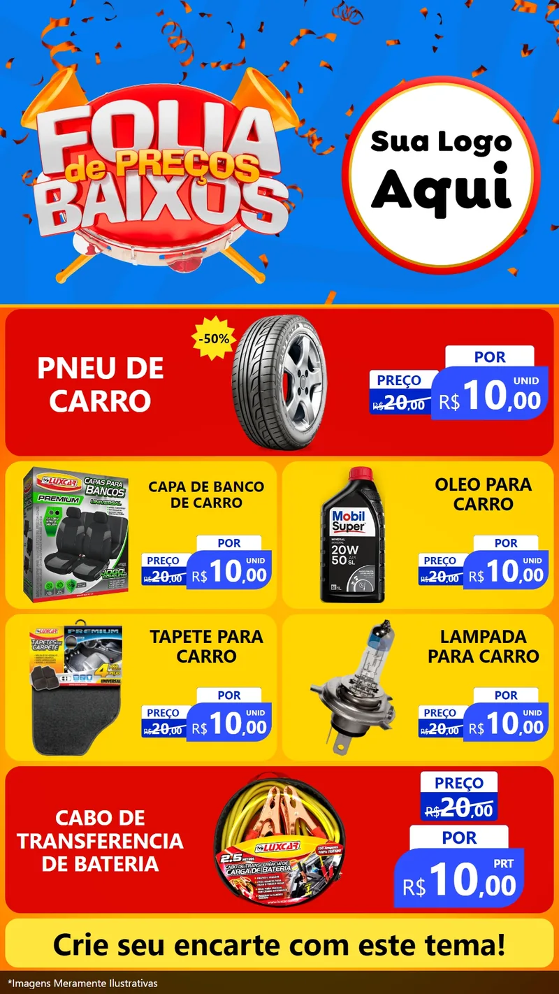 Modelo de TV para TV Vertical com o tema Folia de Preços Baixos para Auto peças