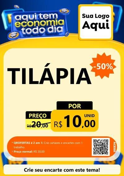 Modelo de Cartaz para Cartaz A4 Vertical