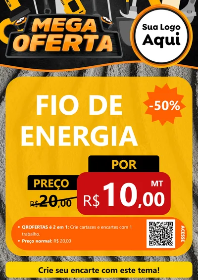 Modelo de Cartaz para Cartaz A4 Vertical