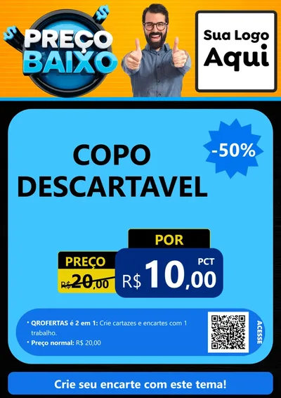 Modelo de Cartaz para Cartaz A4 Vertical