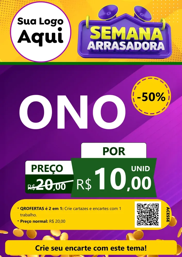 Modelo de Cartaz para Cartaz A4 Vertical com o tema Semana Arrasadora para Óticas