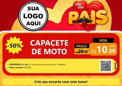 Modelo de Cartaz para Cartaz A4 Horizontal