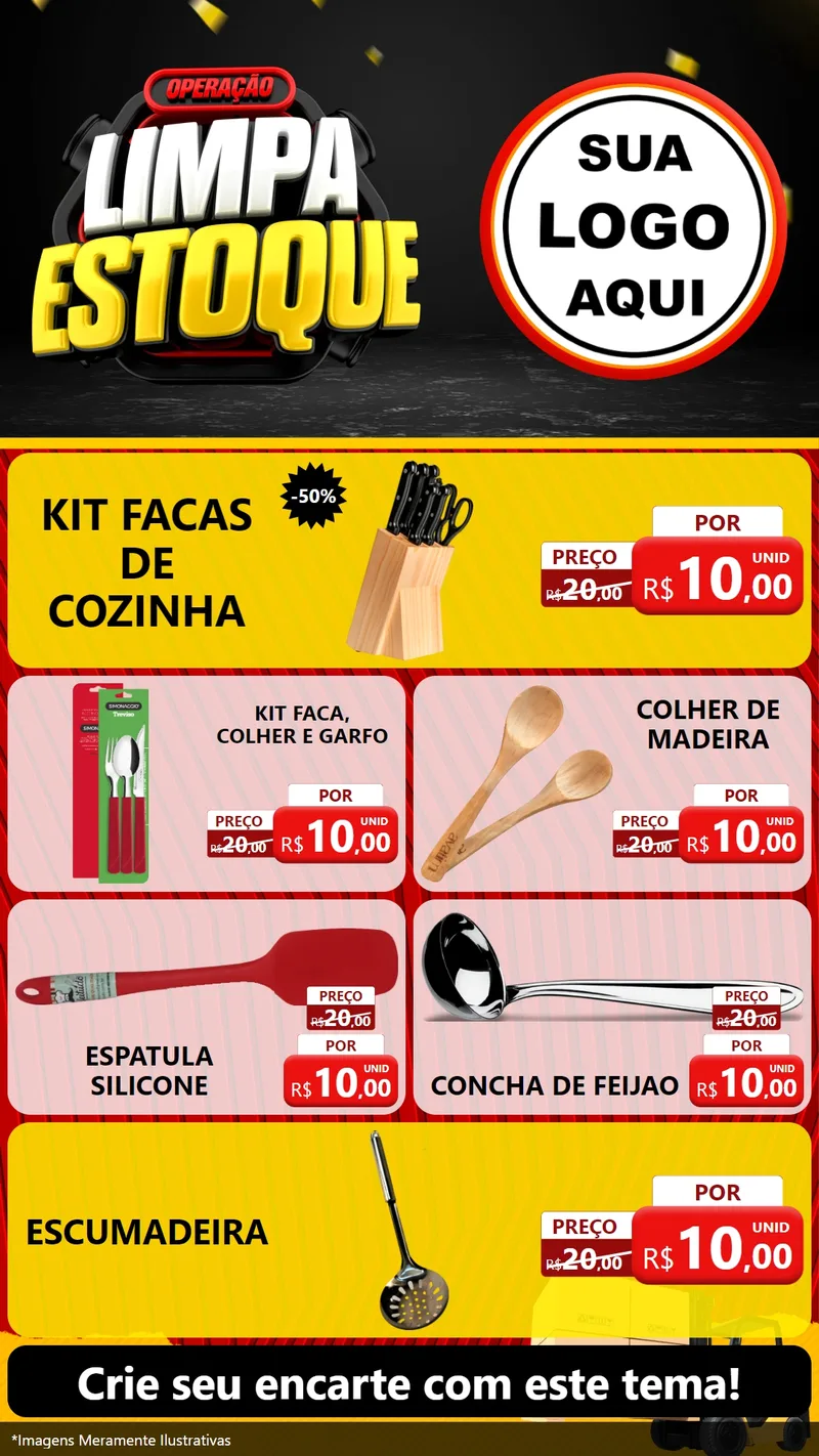 Modelo de TV para TV Vertical com o tema Operação Limpa Estoque para Utilidades Domésticas