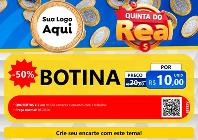 Modelo de Cartaz para Cartaz A4 Horizontal com o tema Quinta do Real para Agropecuária