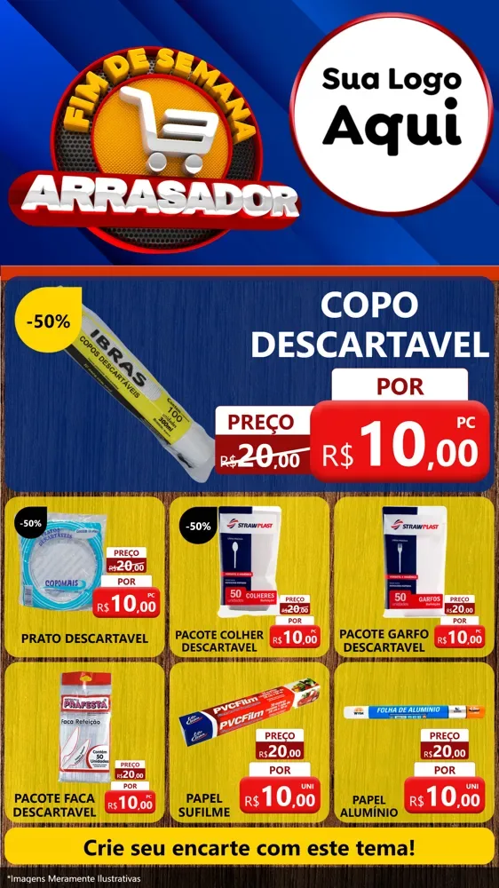 Modelo de Rede Social para Stories com o tema Fim De Semana Arrasador para Embalagens