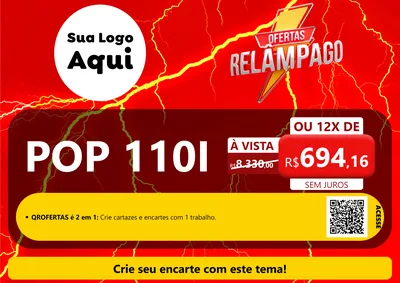 Modelo de Cartaz para Cartaz A4 Horizontal