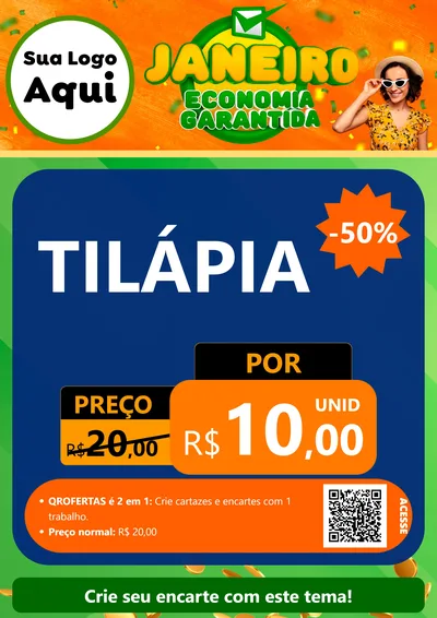 Modelo de Cartaz para Cartaz A4 Vertical