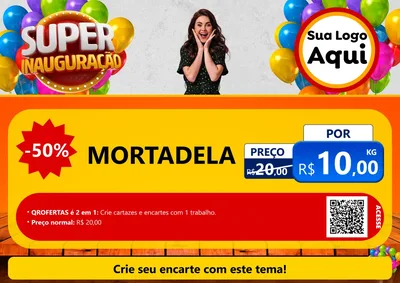 Modelo de Cartaz para Cartaz A4 Horizontal
