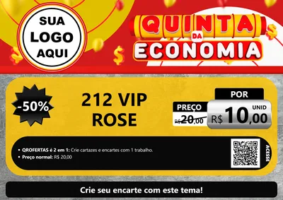 Modelo de Cartaz para Cartaz A4 Horizontal com o tema Quinta da Economia para Perfumes