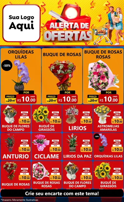 Modelo de Encarte para Encarte Grande
