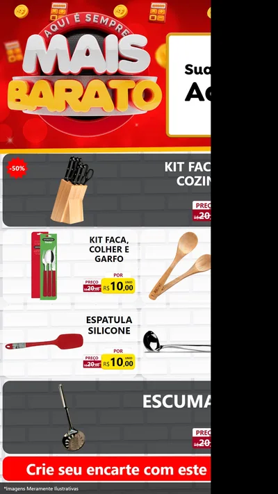Modelo de TV para TV Vertical com o tema Mais Barato para Utilidades Domésticas