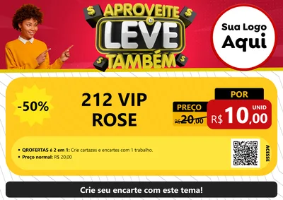 Modelo de Cartaz para Cartaz A4 Horizontal com o tema Aproveite e Leve Também para Perfumes