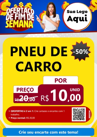 Modelo de Cartaz para Cartaz A4 Vertical