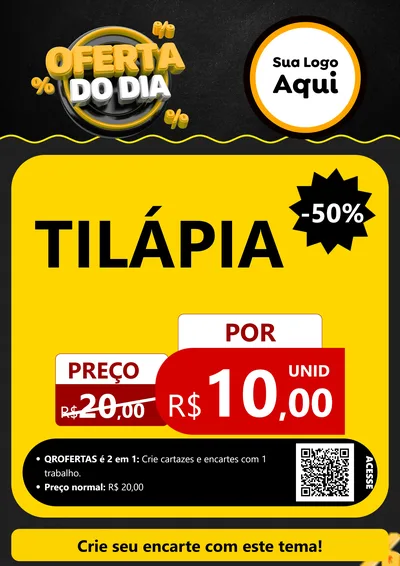 Modelo de Cartaz para Cartaz A4 Vertical