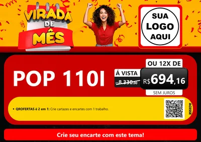 Modelo de Cartaz para Cartaz A4 Horizontal