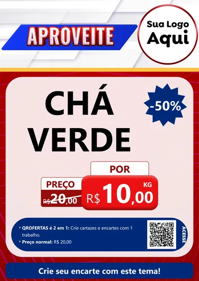 Modelo de Cartaz para Cartaz A4 Vertical com o tema Aproveite para Produtos Naturais