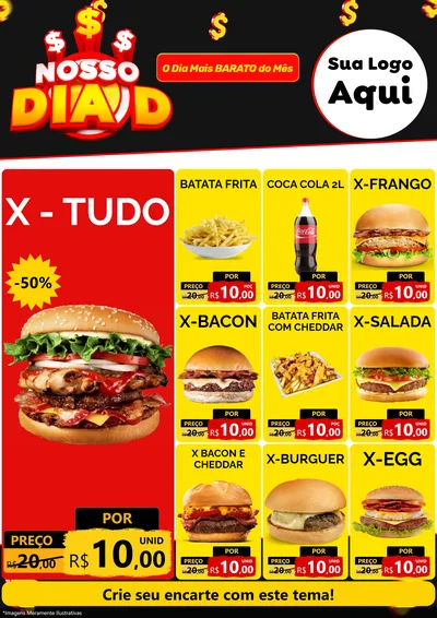 Modelo de Encarte para Encarte A4 Vertical