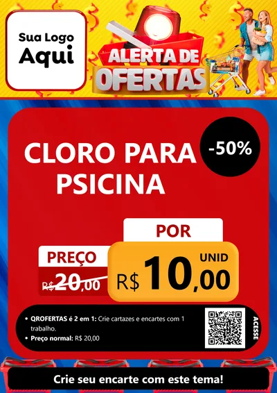 Modelo de Cartaz para Cartaz A4 Vertical