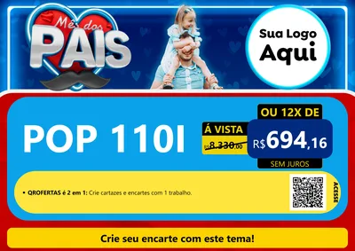 Modelo de Cartaz para Cartaz A4 Horizontal