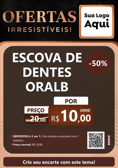 Modelo de Cartaz para Cartaz A4 Vertical com o tema Ofertas Irresistíveis! para Higiene Pessoal