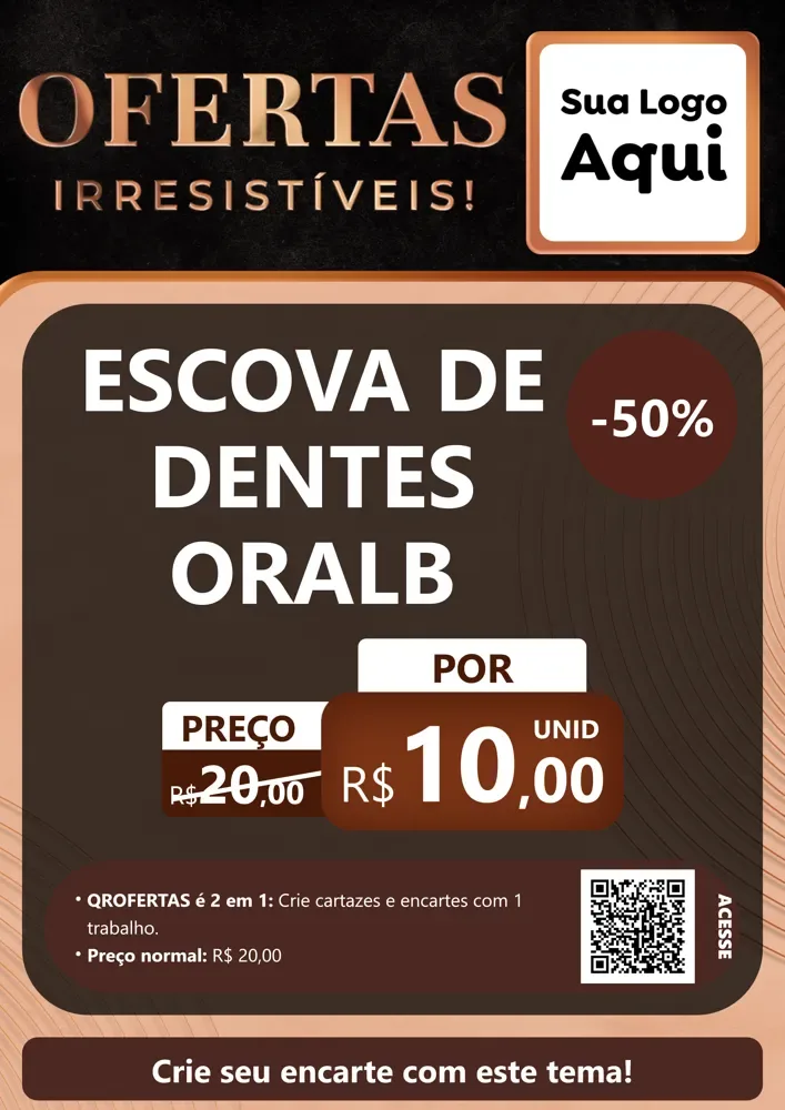 Modelo de Cartaz para Cartaz A4 Vertical com o tema Ofertas Irresistíveis! para Higiene Pessoal