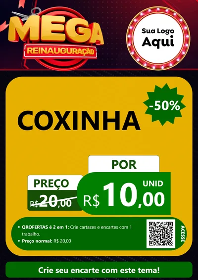 Modelo de Cartaz para Cartaz A4 Vertical