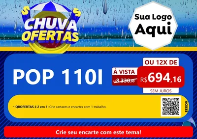 Modelo de Cartaz para Cartaz A4 Horizontal