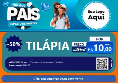 Modelo de Cartaz para Cartaz A4 Horizontal