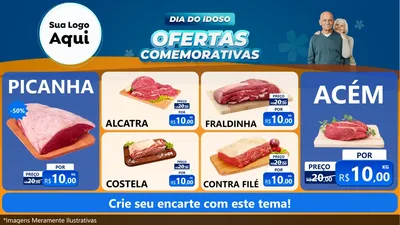 Modelo de TV para TV Horizontal com o tema Dia do Idoso
