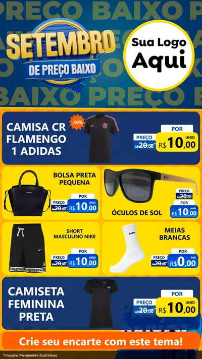 Modelo de TV para TV Vertical com o tema Setembro De Preço Baixo para Roupas e acessórios