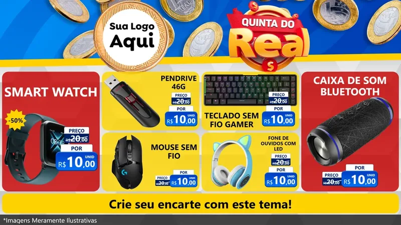 Modelo de TV para TV Horizontal com o tema Quinta do Real para Informática